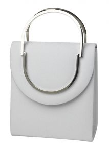 Evening Bag (D 10829) (White (Gold Handles)) [Apparel]